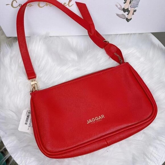 JAGGAR Red Shoulder Mini Bag - Picture 1 of 2